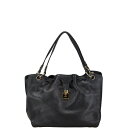 エム シー エム ワンショルダーバッグ ブラック レザー レディース MCM 【中古】