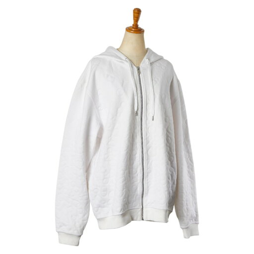 エルメス 23SS Maillons en Boucle Aero エンボス シェーヌダンクル ジップアップパーカー サイズ:XL ホワイト コットン ポリウレタン ポリアミド メンズ HERMES 【中古】 エルメス 23SS Maillons en Boucle Aero エンボス シェーヌダンクル ジップアップパーカー サイズ:XL ホワイト コットン ポリウレタン ポリアミド メンズ HERMES 【中古】