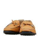トッズ ローファー ドライビングシューズ サイズ:38 ベージュ レザー レディース TOD’S 【中古】