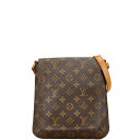 ルイ ヴィトン モノグラム ミュゼットサルサ ショート ショルダーバッグ M51258 ブラウン PVC レザー レディース LOUIS VUITTON 【中古】(4)