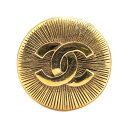 シャネル ココマーク ラウンド ブローチ ゴールド メッキ レディース CHANEL 【中古】