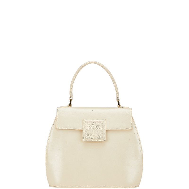 ジバンシー ハンドバッグ ホワイト レザー レディース Givenchy 【中古】