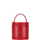 ルイ ヴィトン エピ カンヌ バニティバッグ ハンドバッグ M48037 カスティリアンレッド レザー レディース LOUIS VUITTON 【中古】