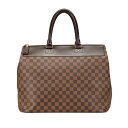 ルイ ヴィトン ダミエ グリニッジPM ボストンバッグ N41165 ブラウン PVC レザー レディース LOUIS VUITTON 【中古】