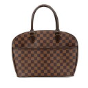 ルイ ヴィトン ダミエ サリア オリゾンタル ハンドバッグ N51282 ブラウン PVC レザー レディース LOUIS VUITTON 【中古】(4)
