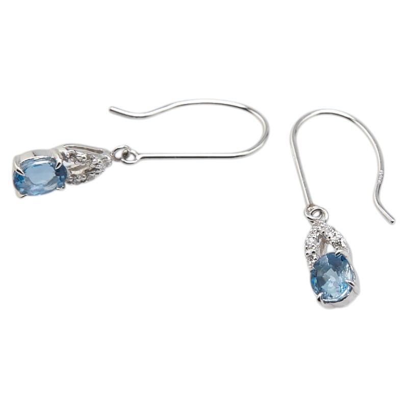 【中古】Pt900プラチナアクアマ...