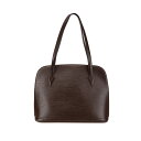 ルイ ヴィトン エピ リュサック ショルダーバッグ トートバッグ M5228D モカ ブラウン レザー レディース LOUIS VUITTON 【中古】