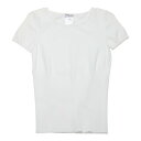 シャネル ココマーク ニット ホワイト レディース CHANEL 【中古】