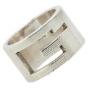 グッチ ブランデッドG リング 指輪 #11 SV925 シルバー レディース GUCCI 【中古】