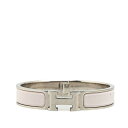 エルメス クリックH PM バングル シルバー ピンク メタル レディース HERMES 【中古】(4)