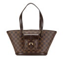 ルイ ヴィトン ダミエ マノスクPM トートバッグ ショルダーバッグ N51121 ブラウン PVC レザー レディース LOUIS VUITTON 【中古】(4)