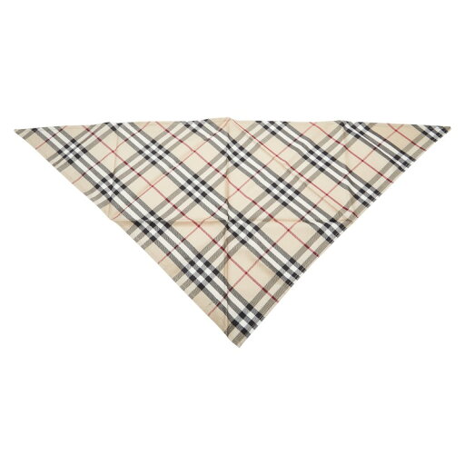 バーバリー ノバチェック スカーフ 三角形 ベージュ マルチカラー コットン レディース BURBERRY 【中古】 バーバリー ノバチェック スカーフ 三角形 ベージュ マルチカラー コットン レディース BURBERRY 【中古】