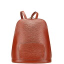 ルイ ヴィトン エピ ゴブラン リュック バックパック M52293 ケニアブラウン レザー レディース LOUIS VUITTON 【中古】