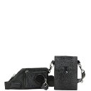 アレキサンダーワン 型押し ボディバッグ クロスボディバッグ ブラック レザー レディース Alexander Wang 【中古】