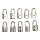 エルメス カデナ 南京錠 10個セット シルバー メタル レディース HERMES 【中古】