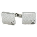 ルイ ヴィトン シャンゼリゼ ブトン ドゥ マンシェット カフス M65043 シルバー メタル メンズ LOUIS VUITTON 【中古】