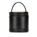 ルイ ヴィトン エピ カンヌ バニティバッグ ハンドバッグ M48032 ノワール ブラック レザー レディース LOUIS VUITTON 【中古】