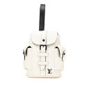 ルイ ヴィトン クリストファーXS ボディバッグ ウエストバッグ M58493 ホワイト ブラック トリヨンレザー レディース LOUIS VUITTON 【中...