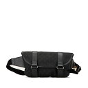 グッチ GGナイロン ボディバッグ ウエストバッグ 374617 ブラック ナイロン レザー レディース GUCCI 【中古】