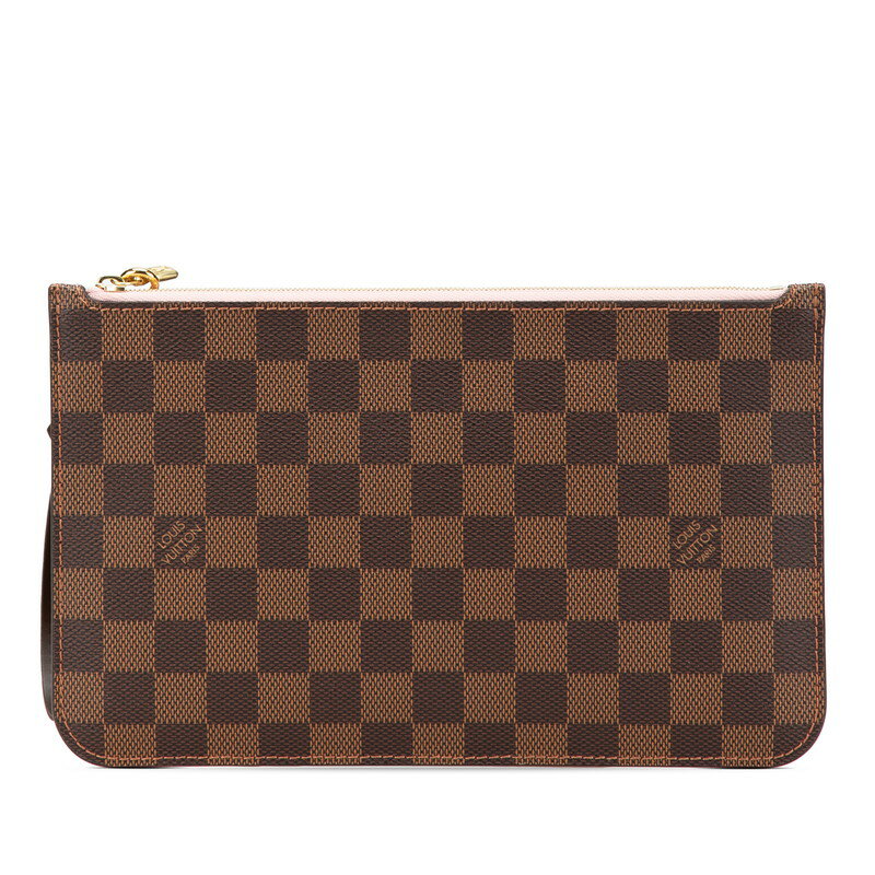 ルイ ヴィトン モノグラム ネヴァーフルMM 付属 ポーチ N41603 ブラウン ローズバレリーヌ ピンク レザー レディース LOUIS VUITTON 【中古】