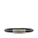 ルイ ヴィトン ダミエ グラフィット ブラスレ ディジット ブレスレット M6626D ブラック レザー メタル レディース LOUIS VUITTON 【中古】
