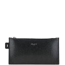 サンローラン ポーチ 小物入れ ブラック レザー レディース SAINT LAURENT 【中古】(4)