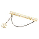 シャネル ココマーク ブローチ ゴールド メッキ フェイクパール レディース CHANEL 【中古】