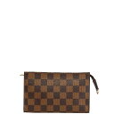 ルイ ヴィトン ダミエ マレ 付属ポーチ ポーチ N42240 ブラウン PVC レザー レディース LOUIS VUITTON 【中古】(4)