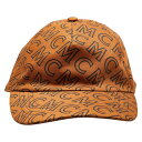 エム シー エム ロゴ キャップ ブラウン コットン レディース MCM 【中古】