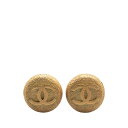 シャネル ヴィンテージ ココマーク ラウンド イヤリング ゴールド メッキ レディース CHANEL 【中古】(4)