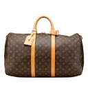 ルイ ヴィトン モノグラム キーポル50 ボストンバッグ M41426 ブラウン PVC レザー レディース LOUIS VUITTON 【中古】(4)