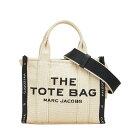 マークジェイコブス THE JACQUARD SMALL ハンドバッグ ショルダーバッグ 2WAY ベージュ ブラック キャンバス レディース MARC JACOBS 【中古】(4)
