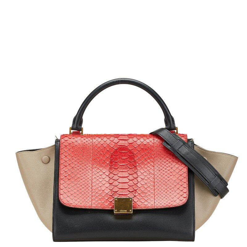 【海外限定★希少★ヘビ皮】CELINE ハンドバッグ お洒落 高級感 楽天市場】CELINE(柄ヘビ)(バッグ|バッグ・小物・ブランド