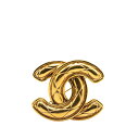 シャネル ココマーク マトラッセ ブローチ ゴールド メッキ レディース CHANEL 【中古】