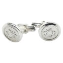 ディオール ロゴ カフス カフリンク シルバー メタル メンズ Dior 【中古】