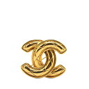 シャネル ココマーク マトラッセ ブローチ ゴールド メッキ レディース CHANEL 【中古】