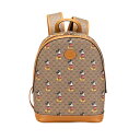 グッチ × ディズニー Disney GGスプリーム ミッキー リュック バックパック 552884 ブラウン PVC レザー レディース GUCCI 【中古】