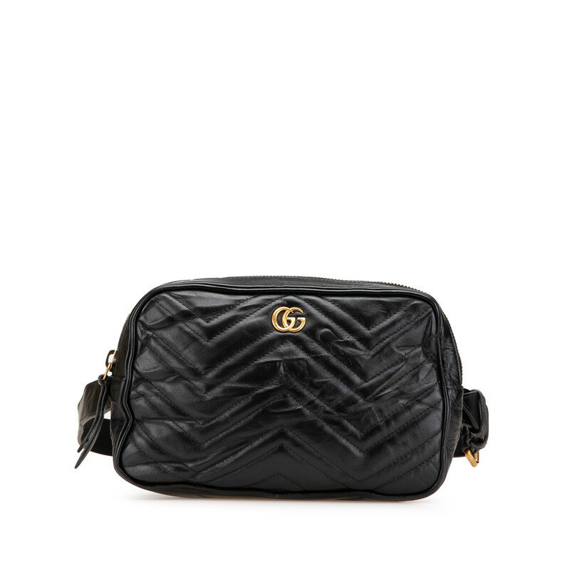 グッチ GUCCI GGマーモント ベルトバッグ 476434 ブラック