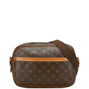 ルイ ヴィトン モノグラム リポーターPM 斜め掛け ショルダーバッグ M45254 ブラウン PVC レザー レディース LOUIS VUITTON 【中古】
