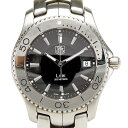 タグホイヤー リンク 腕時計 WJ1110 クオーツ ブラック文字盤 ステンレススチール メンズ TAG HEUER 【中古】