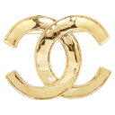 シャネル ココマーク ブローチ ゴールド メッキ レディース CHANEL 【中古】