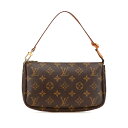 ルイ ヴィトン モノグラム ポシェット アクセソワール ハンドバッグ M51980 ブラウン PVC レザー レディース LOUIS VUITTON 【中古】(4)
