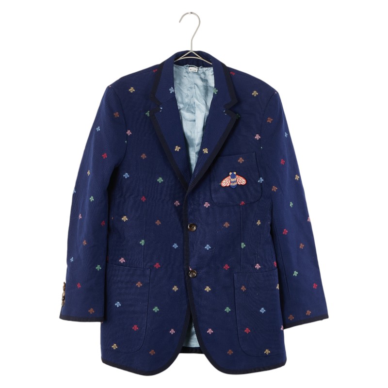 GUCCI グッチ テーラードジャケット 青 36(XS位) 4103624Y0174 楽天市場】グッチ テーラードジャケットの通販