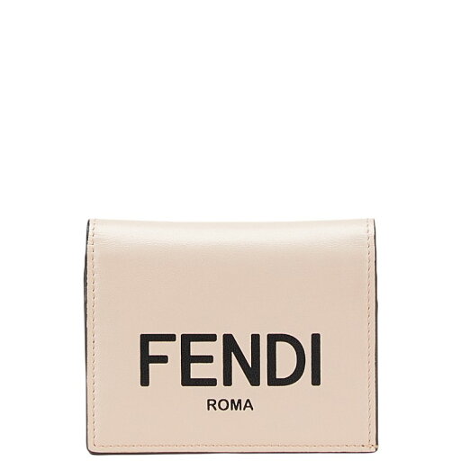 フェンディ ロゴ 二つ折り財布 8M0420 ピンク ブラック レザー レディース FENDI 【中古】 フェンディ ロゴ 二つ折り財布 8M0420 ピンク ブラック レザー レディース FENDI 【中古】