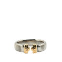 ブルガリ パレンテシ トゥボガス バングル K18YG イエローゴールド ステンレススチール レディース BVLGARI 【中古】