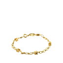 シャネル ミニ ココマーク ブレスレット ゴールド メッキ レディース CHANEL 【中古】