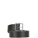 バレンシアガ エブリデイ ベルト サイズ:95 518417 ブラック レザー レディース BALENCIAGA 【中古】