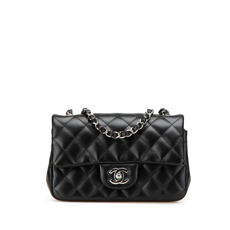 シャネル ココマーク ミニマトラッセ20 チェーン ショルダーバッグ ブラック ラムスキン レディース CHANEL 【中古】のサムネイル