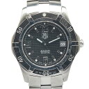 タグホイヤー エクスクルシーブ デイト 腕時計 WN2111 自動巻き ブラック文字盤 ステンレススチール メンズ TAG HEUER 【中古】