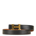 エルメス コンスタンス ベルト 75 ブラック ブラウン ボックスカーフ ヴォーエプソン レディース HERMES 【中古】